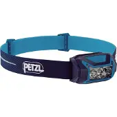 Petzl Actik Core, Hovedbånd lommelygte, Blå, Knapper, Batteriniveau, IPX4, LED
