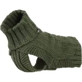 Rukka Wooly strik, oliven - Størrelse L: 43 cm ryglængde