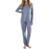 Tom Tailor Pyjamas lyseblå / hvid