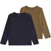 Minymo Shirts navy / khaki