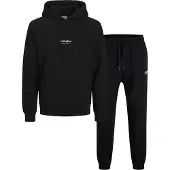 Jack & Jones Sweatshirt 'JJESOHO' sort / hvid