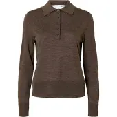Selected Pullover 'SLFThea' mørkebrun