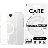 PanzerGlass CARE by - Bagsidecover til mobiltelefon - flagskib - MagSafe-kompatibilitet - plastik - hvid, gennemsigtig - for Apple iPhone 16e
