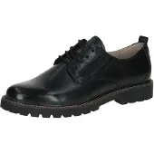 Caprice Low shoes, black, made of Leather, Size 40