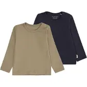 Minymo Bluser & t-shirts mørkeblå / khaki