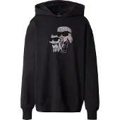 Karl Lagerfeld Sweatshirt 'Ikon' beige / sort / hvid