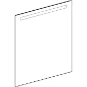 Geberit Spejl option basic m/lys top 800x900mm