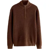 Next Pullover mørkebrun