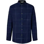 Pepe Jeans Pepe Jeanstil mænd. PM3090812 Coventry navy skjorte (S), Casual, Bomuld, Lange ærmer, Blå