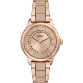 Fossil Analogt ur 'GILMORE' rosa guld / sort