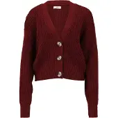 JDY Cardigan 'JDYJUSTY' vinrød