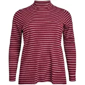 Zizzi Bluse 'Sibine' rød / sort