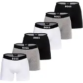 BOSS Boksershorts grå / sort / hvid