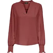 ONLY Bluse 'ONLMETTE' bordeaux
