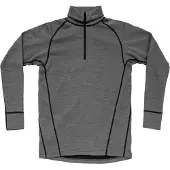 Devold of Norway - Skiundertøj - Duo Active Merino 205 Z.Neck M Castlerock til UnisexUld - Størrelse S - Grå