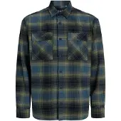 R.D.D. ROYAL DENIM DIVISION Skjorte 'RDDCHARLES' cyanblå / sennep / grå / antracit