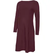 Vero moda Maternity Strikkjole merlot