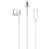 Puro PUIPHF33USBCWHI, Ledningsført, Opkald/musik, 20 g, Headset, Hvid