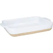 Lurch Terra Nova Ovnfast fad, hvid/creme, L