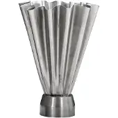 House Doctor Flood vase Ø23 cm Børstet sølv