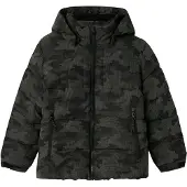Name it Vinterjakke 'NKMMETER' grå / sort