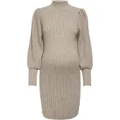 ONLY Maternity Strikkjole 'OLMKATIA' beige