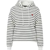 Pieces Chilli Stripes Hættetrøje