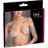 Cottelli Nipple Stickers Square Silver