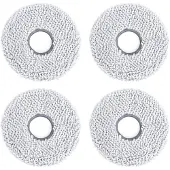 Ecovacs Runde Gulvvaskepads til T30C / T50 OMNI Serien- 4-pak