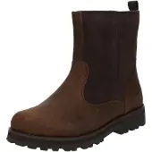 Timberland Timberlandtil drenge. TB1A25G92421 Brune Courma læderstøvler (32), Fast, Lynlås, Casual, børnetøj