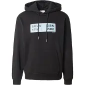 Calvin Klein Jeans Sweatshirt lyseblå / sort