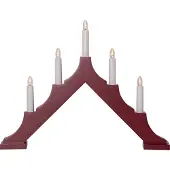 Star Trading Ljusstake Alma Rød 44cm
