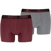 Puma Boxer Briefs (2-Pack) Men, Clothing, Bordeaux, 3
