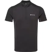 Montane Dart Zip T-Shirt, herre, sort