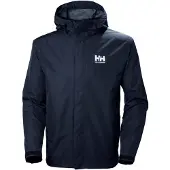 Helly Hansen Seven J, regnjakke, herre, mørkeblå