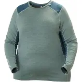 Helly Hansen Lifa Merino Midweight Crew Plus, dame, cactus