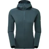 Montane F Protium Hoodie, fleecetrøje, dame, mørkegrøn