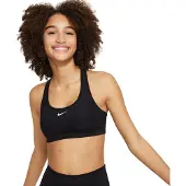 Nike Sportsundertøj 'Swoosh' sort / hvid
