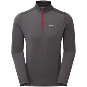 Montane Dart Thermo Zip Neck, herre, grå