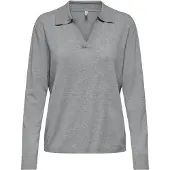 ONLY Pullover 'IBI' grå-meleret