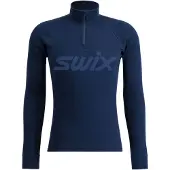 Swix RaceX Merino Half Zip, herre, navy