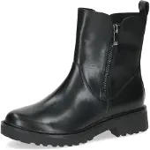Caprice Bootie, black, made of Leather without heel, Size 37