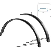 Wag Aluminium Skærmsæt Trekking 65 27.5-29´´ X 65 Mm