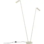 QAZQA Moderne gulvlampe beige 2-lys GU10 35mm - Thomas