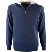 Kama Bjørn Merino, sweater, herre, mørkeblå