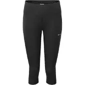 Montane F Sstream 3/4 Trail Tights-Reg Leg, dame, sort