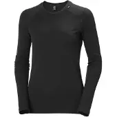 Helly Hansen Lifa Merino Midweight Crew, dame, sort