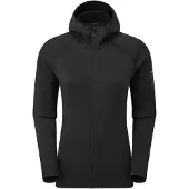 Montane F Fury Hoodie, fleecetrøje, dame, sort
