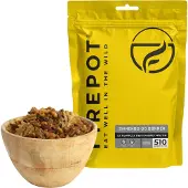 Firepot Svinekød og Bønner, frysetørret mad, Reg