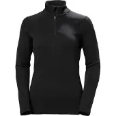 Helly Hansen Lifa Merino Midweight 1/2 Zip, dame, sort